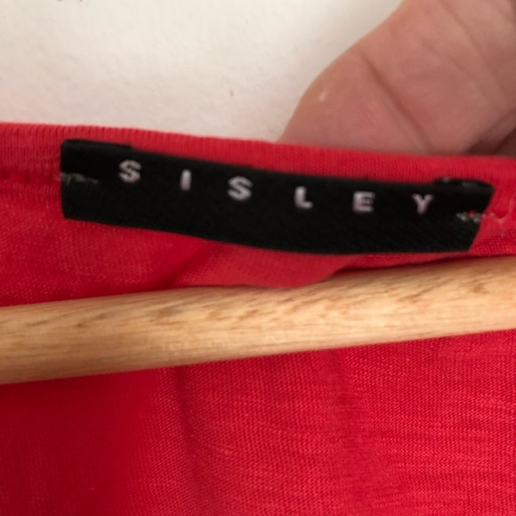 Sisley Sleeveless Blouse. Sz M - Picture 6 of 9